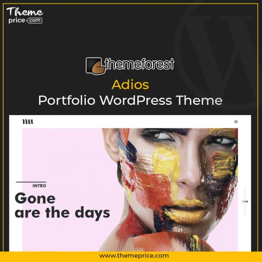 Adios Portfolio WordPress Theme