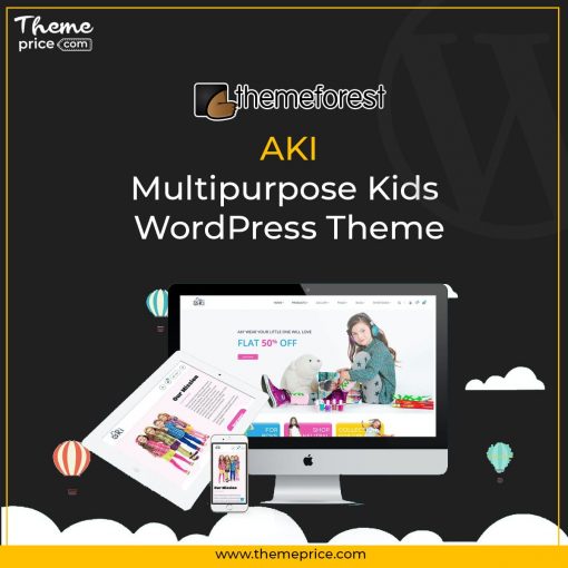 Aki Multipurpose Kids WordPress Theme