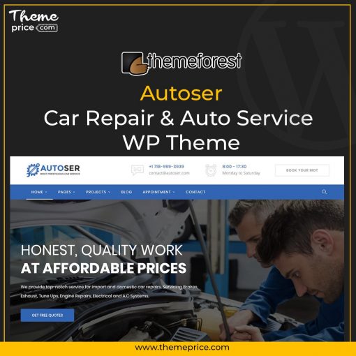 Autoser Car Repair & Auto Service WP Theme