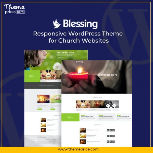 Blessing Responsive WordPress Theme for Church Websites