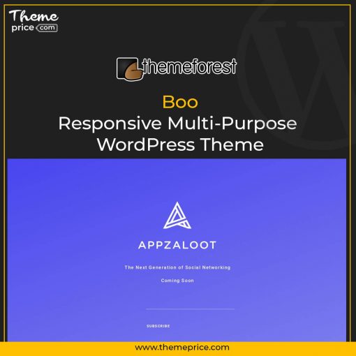 Boo Responsive Multi-Purpose WordPress Theme