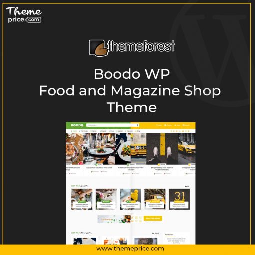 Boodo WP Food and Magazine Shop Theme