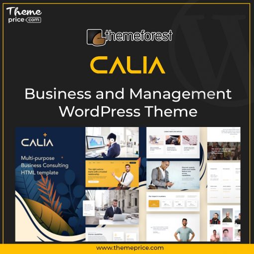 Calia Business and Management WordPress Theme