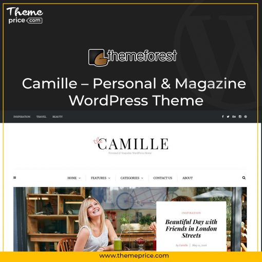 Camille Personal & Magazine WordPress Theme