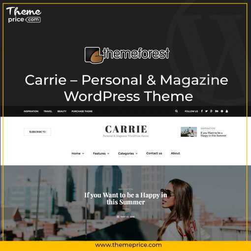 Carrie Personal & Magazine WordPress Theme