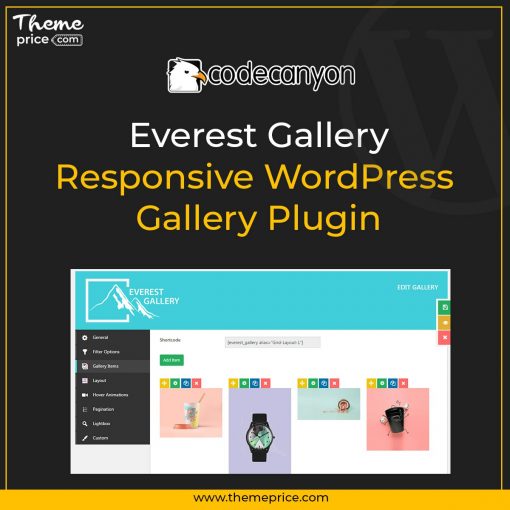 Everest Gallery Responsive WordPress Gallery Plugin