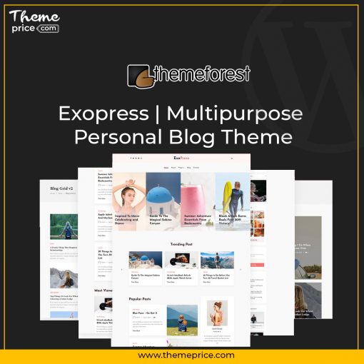 Exopress Multipurpose Personal Blog Theme