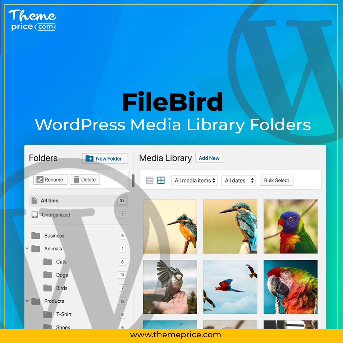 Media item. WORDPRESS folders. Style Manager для WORDPRESS. Multimedia WORDPRESS.