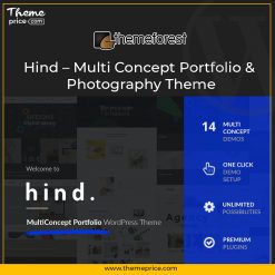 Hind – Multi Concept Portfolio & Photography Theme