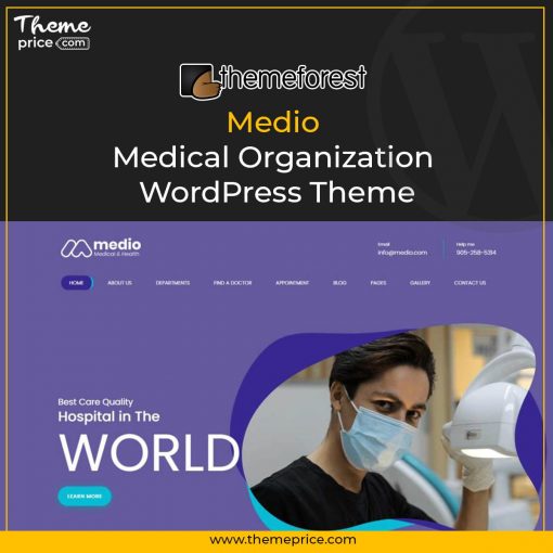 Medio Medical Organization WordPress Theme