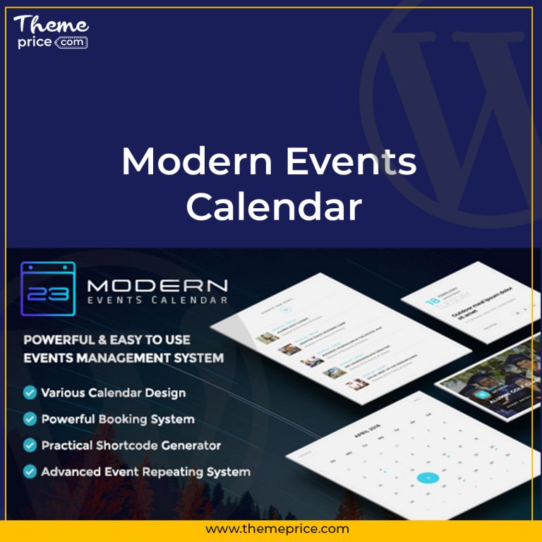 Modern Events Calendar Not Nulled