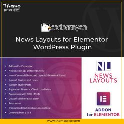 News Layouts for Elementor WordPress Plugin