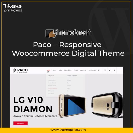 Paco Responsive Woocommerce Digital Theme