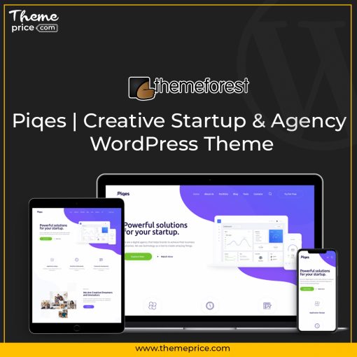 Piqes Creative Startup & Agency WordPress Theme