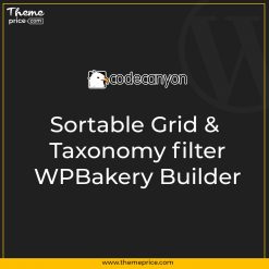 Sortable Grid & Taxonomy filter – WPBakery Builder