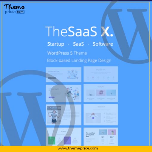 TheSaaS X Responsive SaaS, Startup & Business WordPress Theme