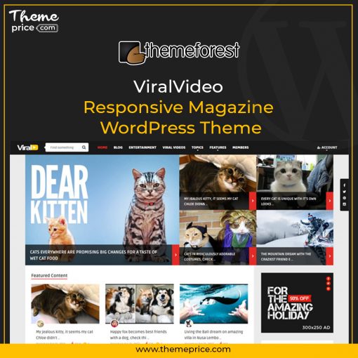 ViralVideo Responsive Magazine WordPress Theme