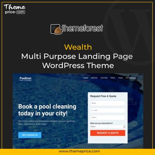 Wealth Multi Purpose Landing Page WordPress Theme