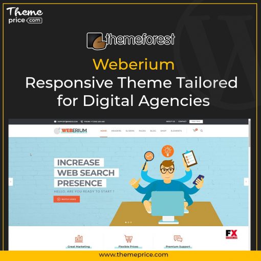 Weberium | Responsive Theme Tailored for Digital Agencies