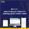 Woo Products Table Pro Making Quick Order Table