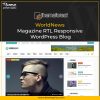 WorldNews Magazine RTL Responsive WordPress Blog