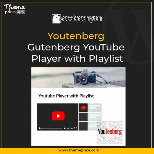 Youtenberg Gutenberg YouTube Player with Playlist