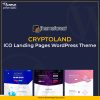 Cryptoland ICO Landing Pages WordPress Theme