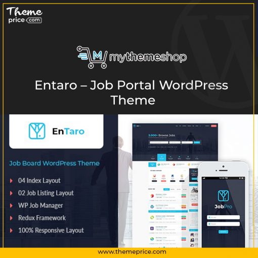 Entaro Job Portal WordPress Theme