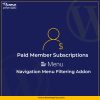 Paid Member Subscriptions Navigation Menu Filtering Addon
