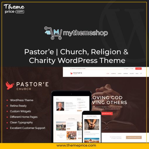 Pastor’e | Church, Religion & Charity WordPress Theme