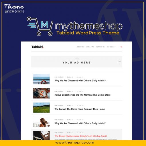 MyThemeShop Tabloid WordPress Theme