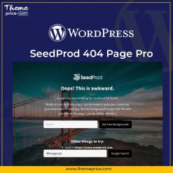 SeedProd 404 Page Pro