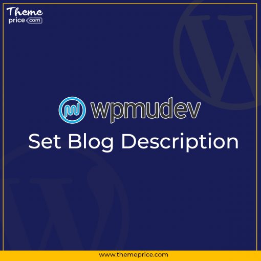 WPMU DEV Set Blog Description