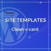 Clean Html V-card Template