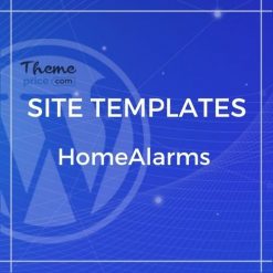 HomeAlarms – Security Systems Site Template