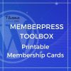 MemberPress Toolbox Printable Membership Cards