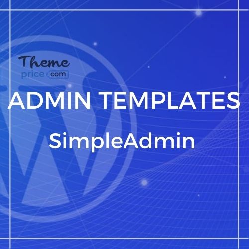 SimpleAdmin – Minimal Admin & Dashboard Template