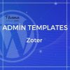 Zoter – Responsive Admin Dashboard Template