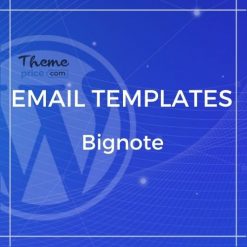 Bignote – 24 Unique Responsive Email Notification set + Online Access