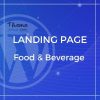 Food & Beverage Company One Page HTML