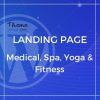 Medical, Spa, Yoga & Fitness Landing Page Template