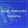 TwentyOne – Responsive Email + Online Template Builder