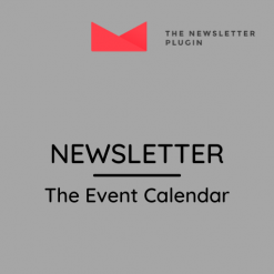 Newsletter The Event Calendar Addon