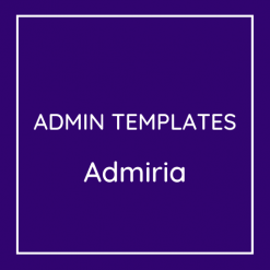 Admiria – The Ultimate Admin & Dashboard Template