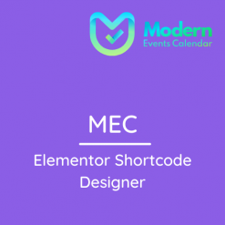 Elementor Shortcode Designer for MEC