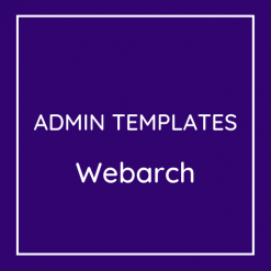 Webarch – Responsive Admin Dashboard Template