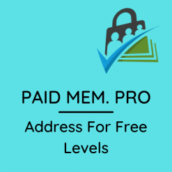 Paid Memberships Pro – Address For Free Levels Add On